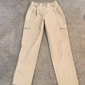 Anne Klein xs Tan Cargo Pants
